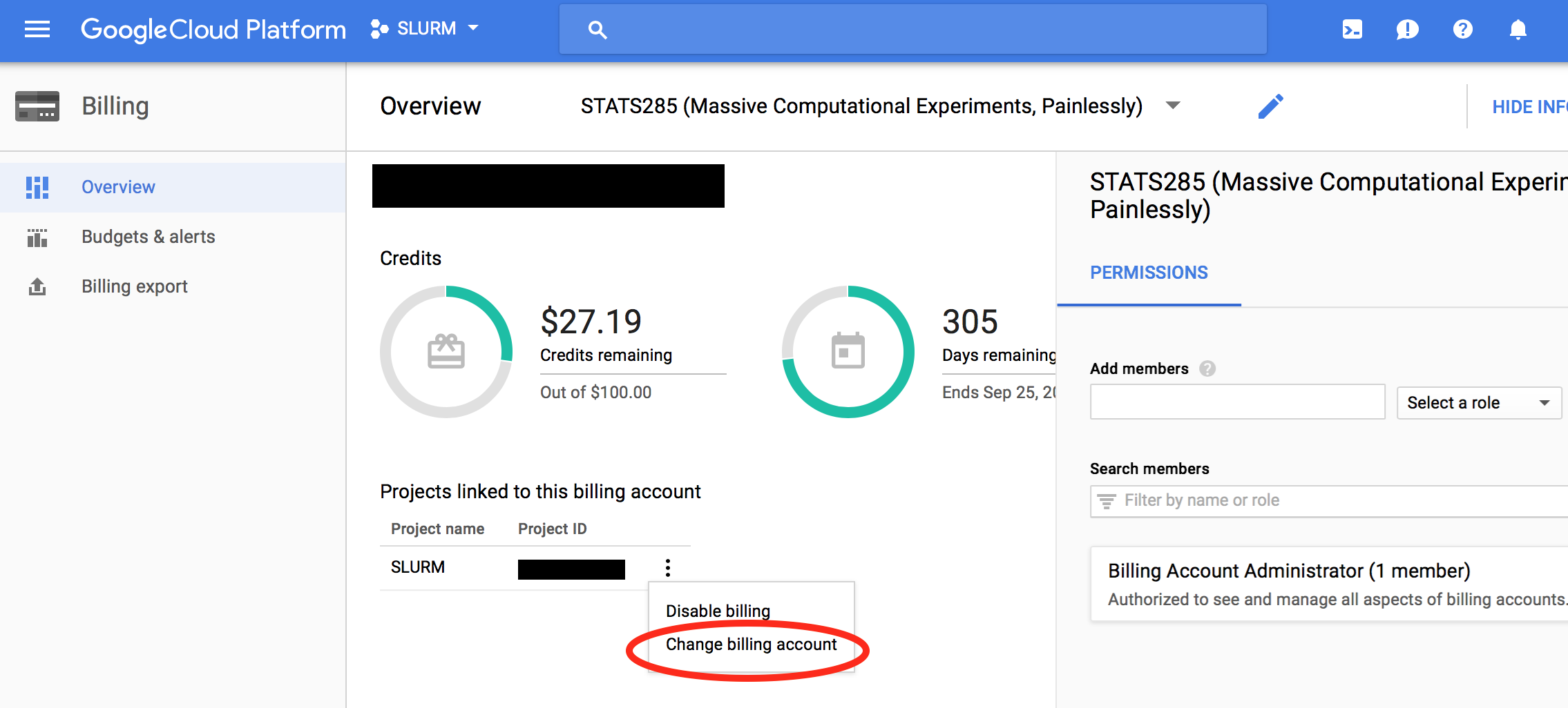 GCE Billing